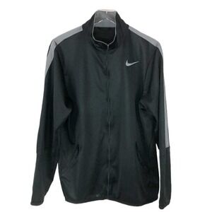Nike Men's Epic Full Zip Training Jacket Black & Gray Size L